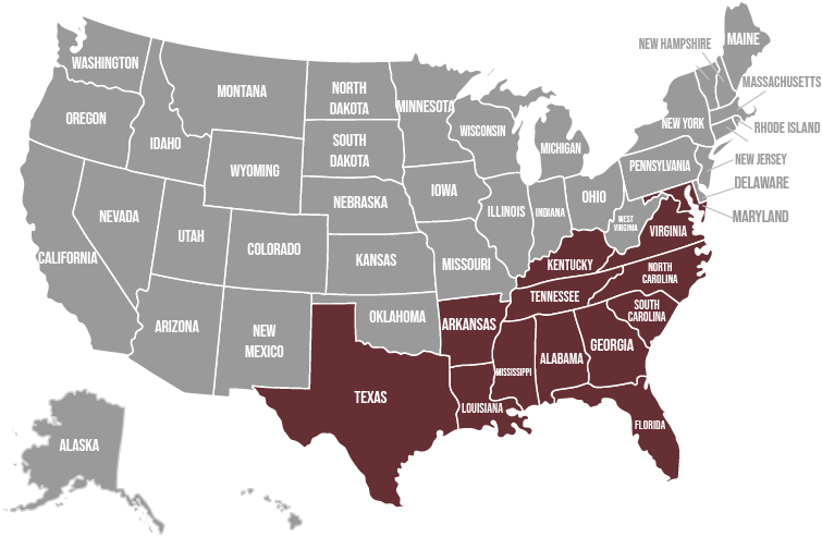 Service Area Map